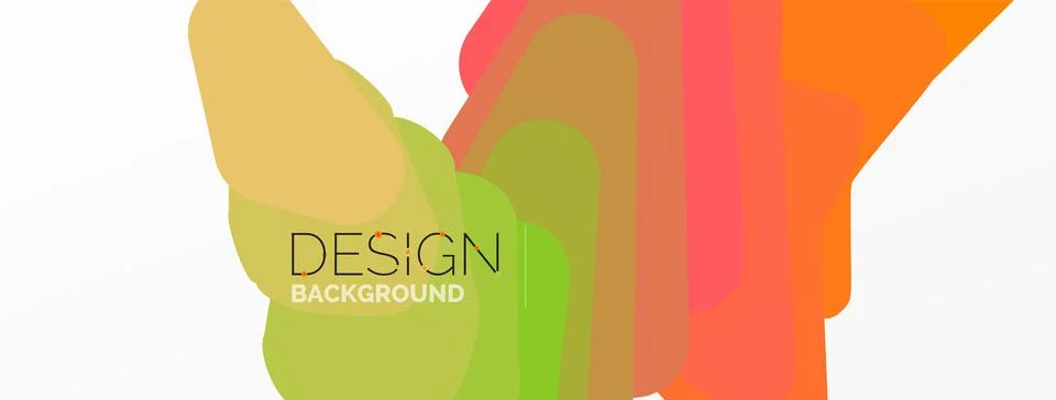 Background, creative geometric shapes composition with gradient effect Illustrazione stock