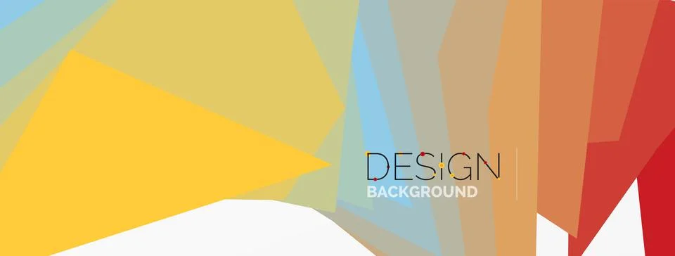 Background, creative geometric shapes composition with gradient effect Stock Illustration