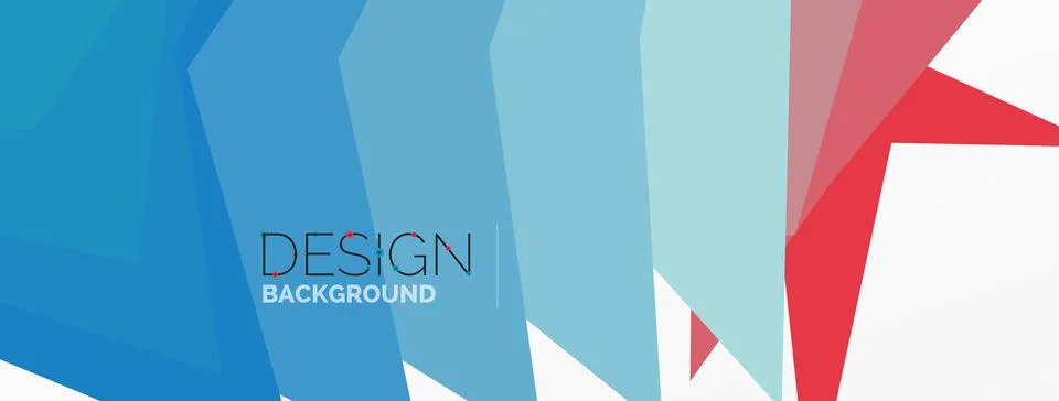 Background, creative geometric shapes composition with gradient effect Stock Illustration
