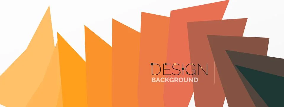 Background, creative geometric shapes composition with gradient effect 스톡 일러스트