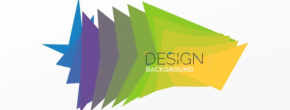 Background, creative geometric shapes composition with gradient effect Stock Illustration
