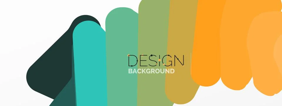 Background, creative geometric shapes composition with gradient effect Stock Illustration