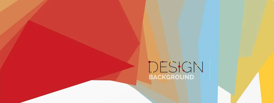 Background, creative geometric shapes composition with gradient effect Stock Illustration
