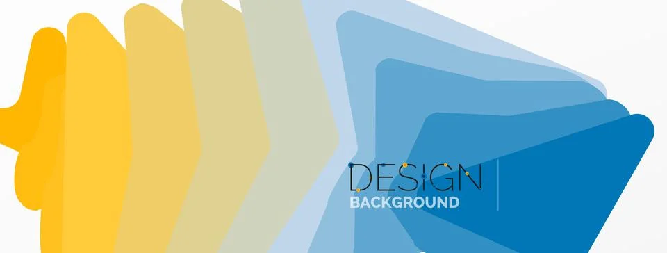 Background, creative geometric shapes composition with gradient effect Stock Illustration
