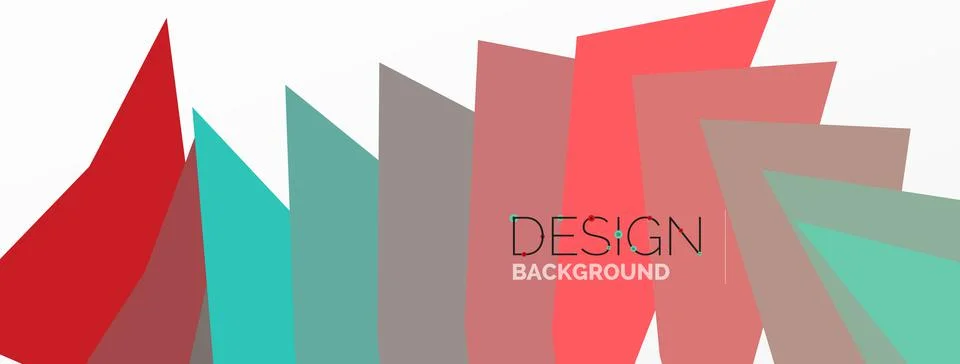 Background, creative geometric shapes composition with gradient effect Stock Illustration