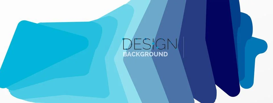 Background, creative geometric shapes composition with gradient effect Stock Illustration