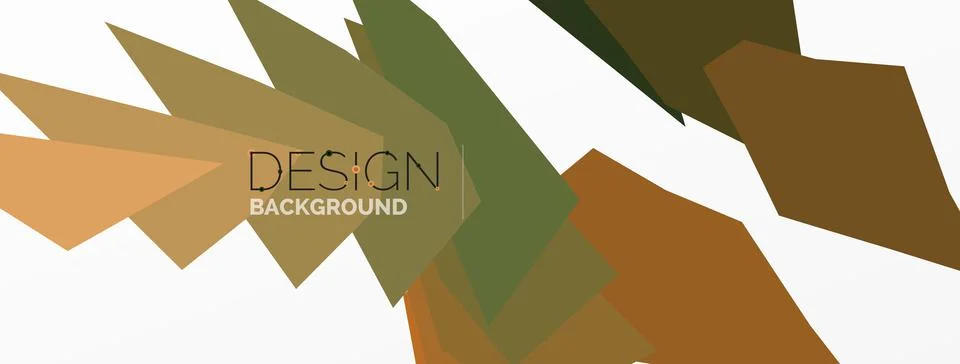 Background, creative geometric shapes composition with gradient effect Stock Illustration