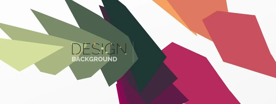 Background, creative geometric shapes composition with gradient effect 스톡 일러스트