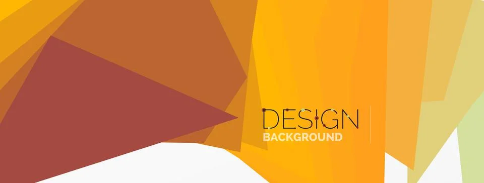Background, creative geometric shapes composition with gradient effect Stock Illustration