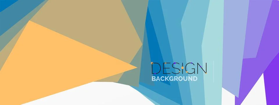 Background, creative geometric shapes composition with gradient effect Stock Illustration