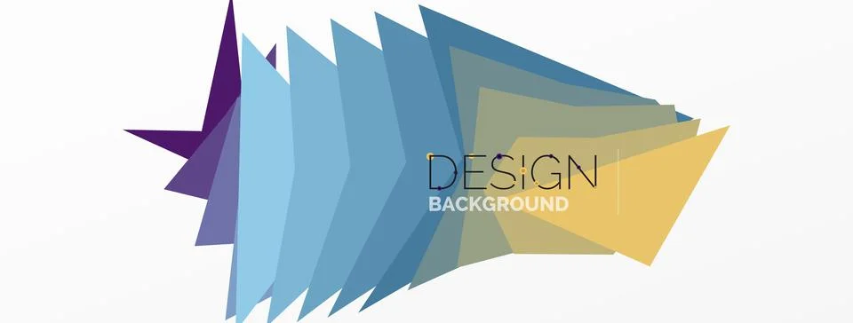 Background, creative geometric shapes composition with gradient effect Stock Illustration