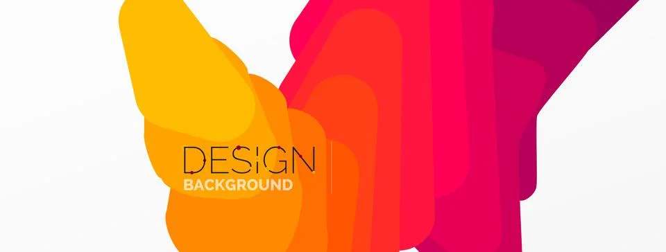Background, creative geometric shapes composition with gradient effect Stock Illustration