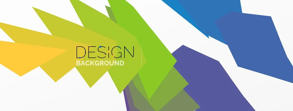 Background, creative geometric shapes composition with gradient effect Stock Illustration