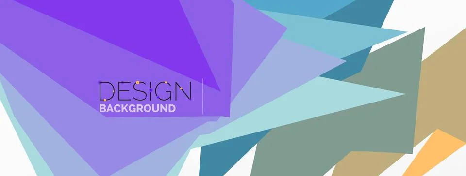 Background, creative geometric shapes composition with gradient effect Stock Illustration