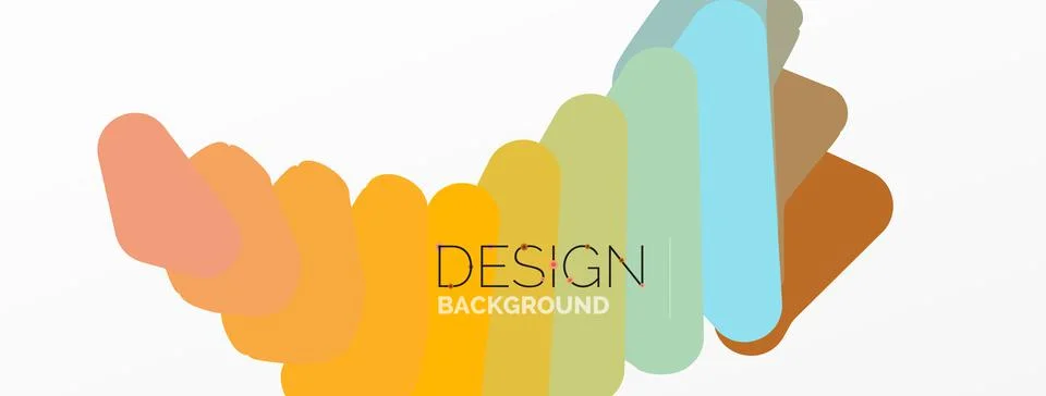 Background, creative geometric shapes composition with gradient effect Stock Illustration
