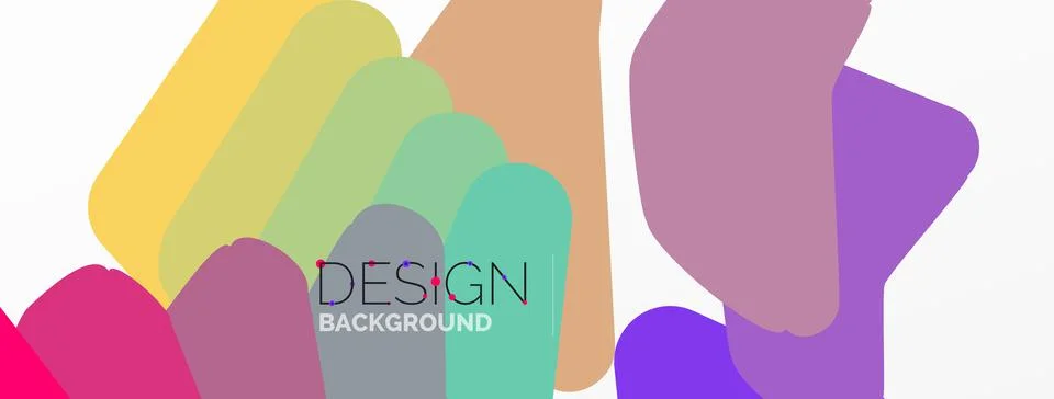 Background, creative geometric shapes composition with gradient effect Stock Illustration