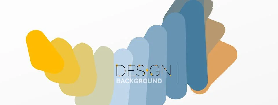 Background, creative geometric shapes composition with gradient effect Illustrazione stock