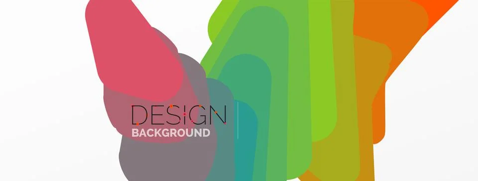 Background, creative geometric shapes composition with gradient effect 스톡 일러스트