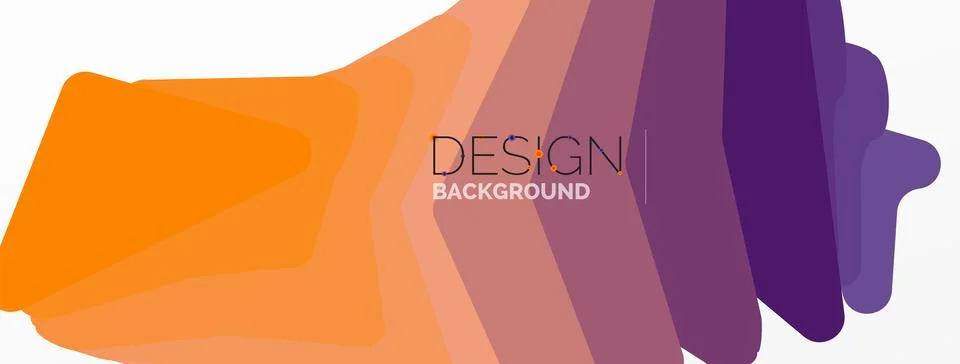 Background, creative geometric shapes composition with gradient effect Stock Illustration
