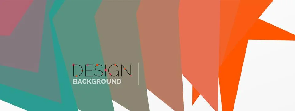 Background, creative geometric shapes composition with gradient effect Stock Illustration