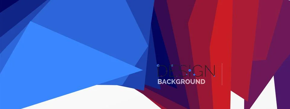 Background, creative geometric shapes composition with gradient effect Stock Illustration