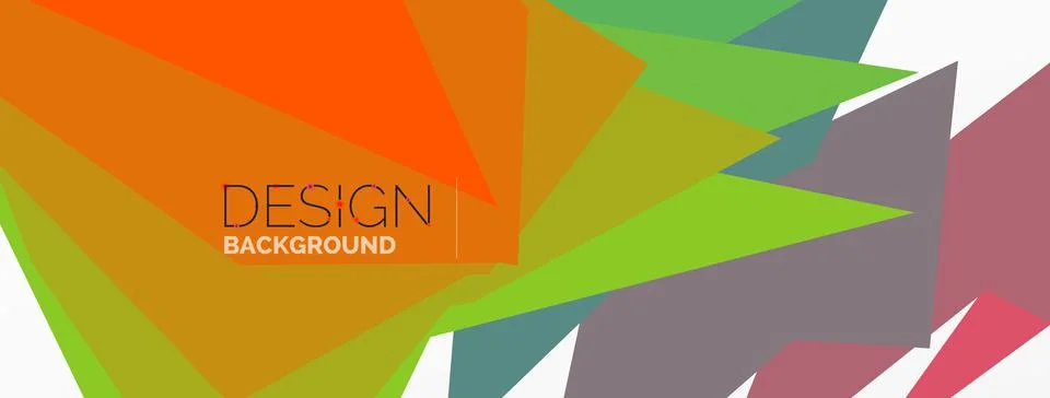 Background, creative geometric shapes composition with gradient effect Stock Illustration