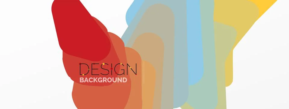 Background, creative geometric shapes composition with gradient effect Stock Illustration