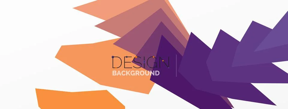Background, creative geometric shapes composition with gradient effect Stock Illustration