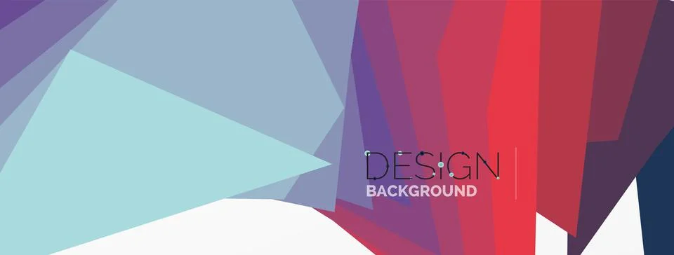 Background, creative geometric shapes composition with gradient effect Stock Illustration