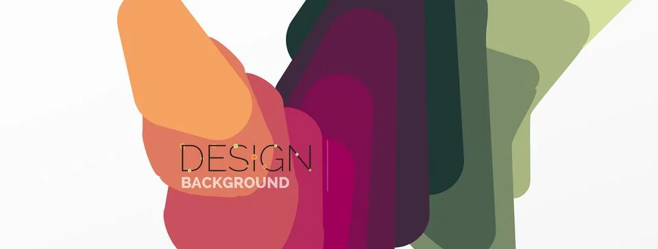 Background, creative geometric shapes composition with gradient effect Stock Illustration