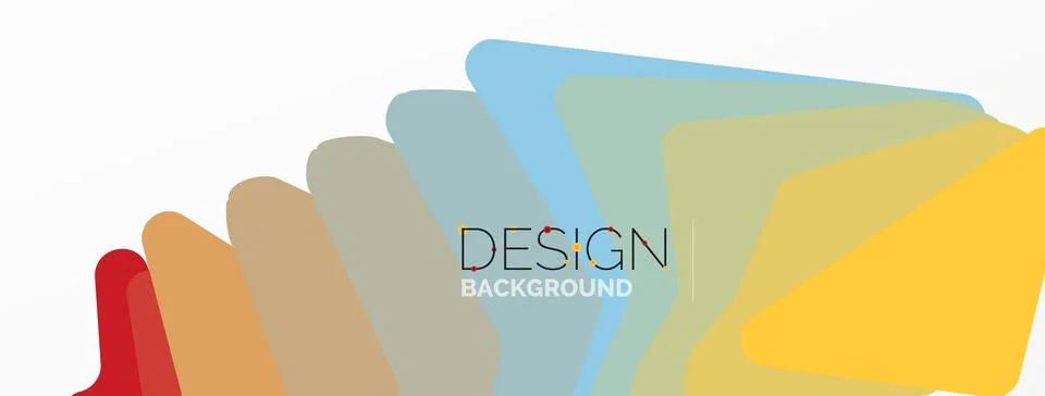 Background, creative geometric shapes composition with gradient effect Stock Illustration