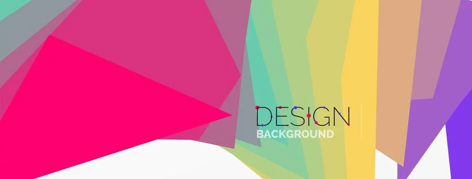 Background, creative geometric shapes composition with gradient effect Stock Illustration
