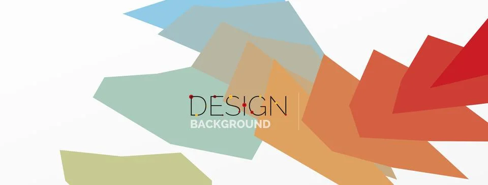 Background, creative geometric shapes composition with gradient effect Stock Illustration