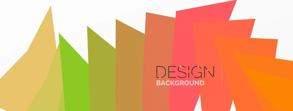 Background, creative geometric shapes composition with gradient effect Stock Illustration