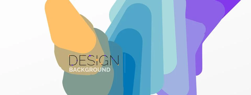 Background, creative geometric shapes composition with gradient effect Stock Illustration