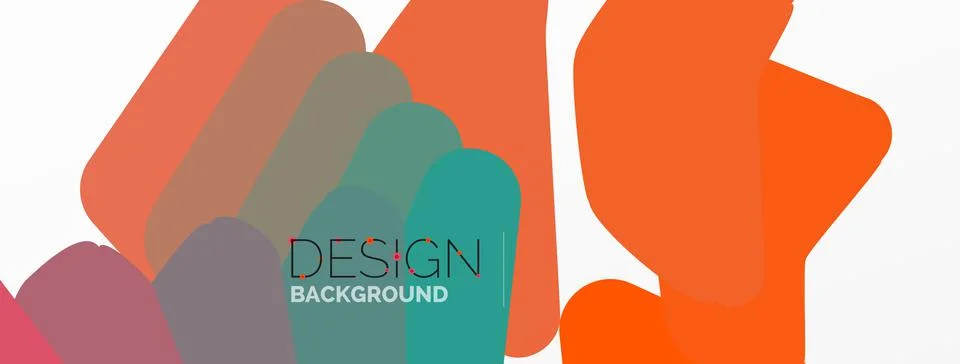Background, creative geometric shapes composition with gradient effect Stock Illustration