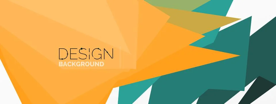 Background, creative geometric shapes composition with gradient effect Stock Illustration