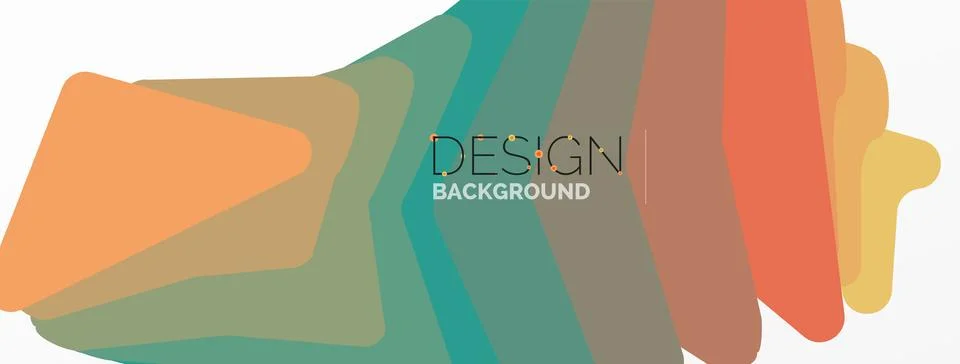Background, creative geometric shapes composition with gradient effect Stock Illustration