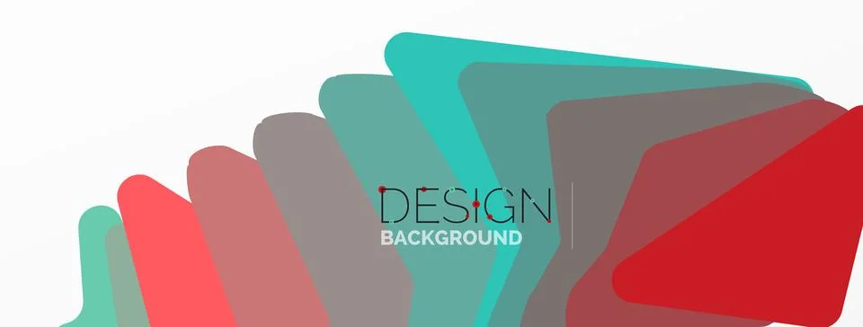 Background, creative geometric shapes composition with gradient effect Stock Illustration