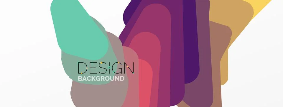 Background, creative geometric shapes composition with gradient effect Stock Illustration