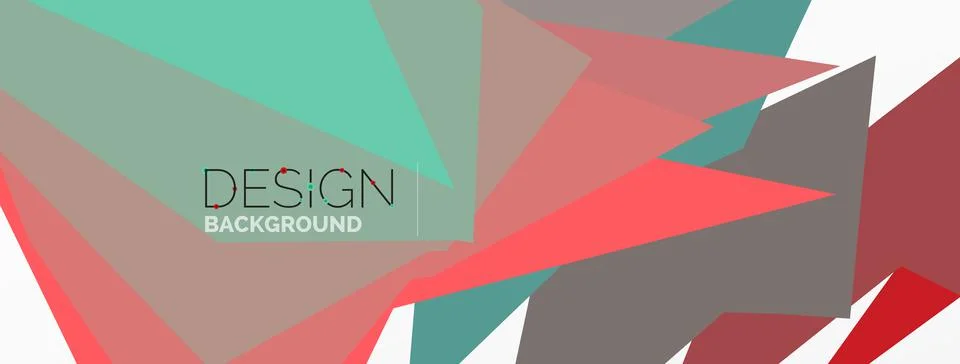 Background, creative geometric shapes composition with gradient effect Stock Illustration