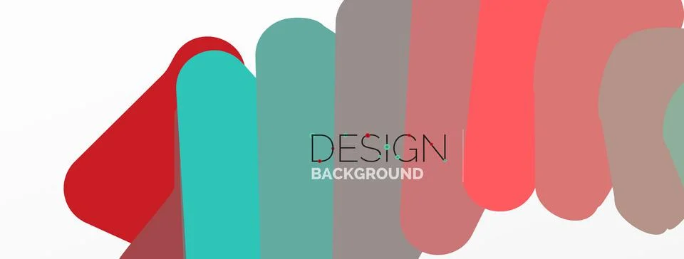 Background, creative geometric shapes composition with gradient effect Ilustración de archivo