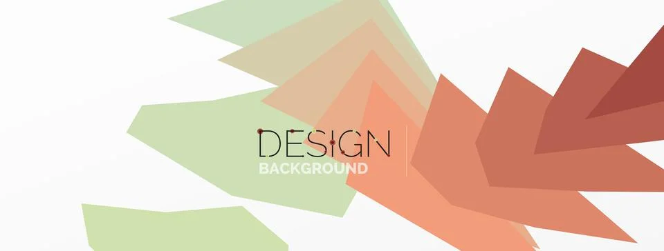Background, creative geometric shapes composition with gradient effect Stock Illustration