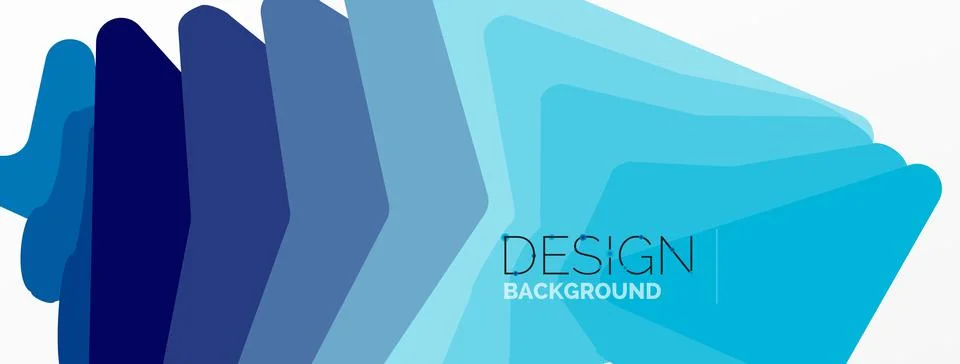 Background, creative geometric shapes composition with gradient effect Stock Illustration