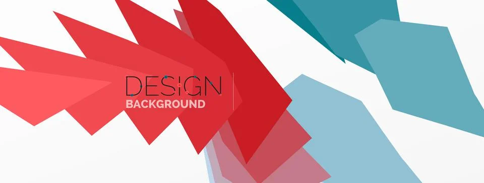 Background, creative geometric shapes composition with gradient effect Stock Illustration