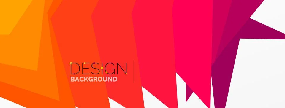 Background, creative geometric shapes composition with gradient effect Stock Illustration