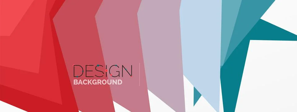 Background, creative geometric shapes composition with gradient effect Stock Illustration