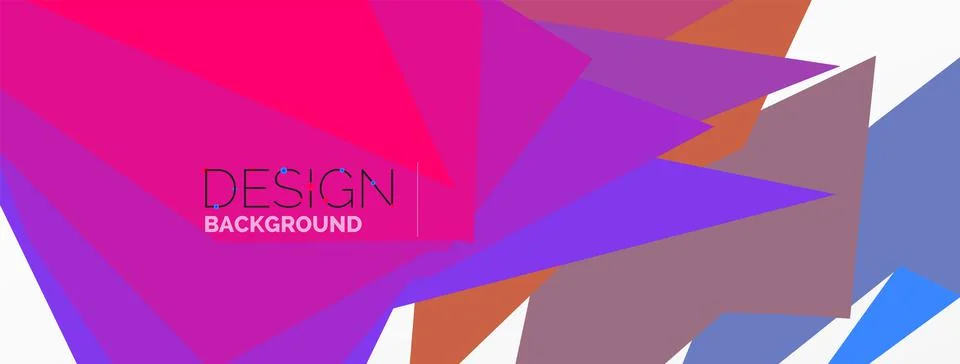 Background, creative geometric shapes composition with gradient effect Stock Illustration