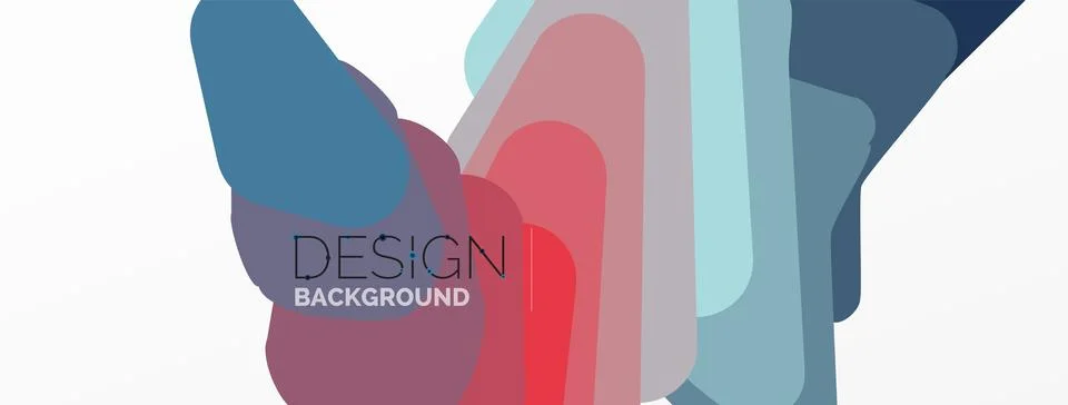 Background, creative geometric shapes composition with gradient effect 스톡 일러스트