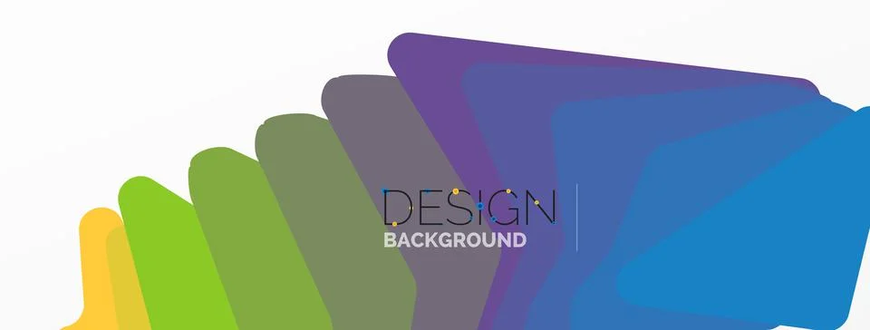 Background, creative geometric shapes composition with gradient effect Stock Illustration